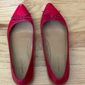 Banana Republic Red Flats Size 9.5